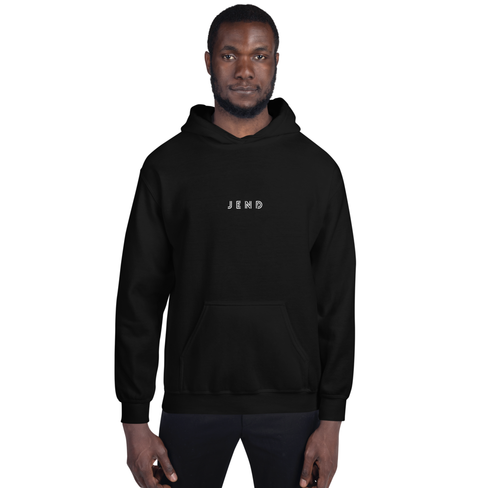 jend - hoodie - black