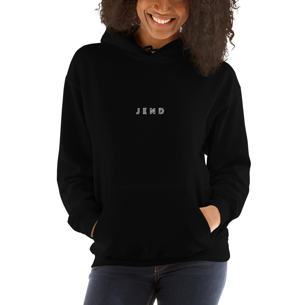 jend - hoodie - black
